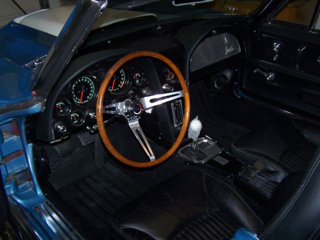 1965 corvette convertible 427 big block m-22 rockcrusher tele teak