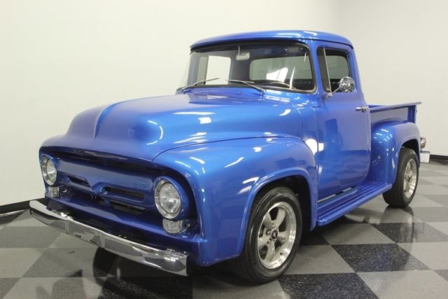 1956 ford f-100 stepside pickup truck 351 windsor v8 3 speed automatic classic v