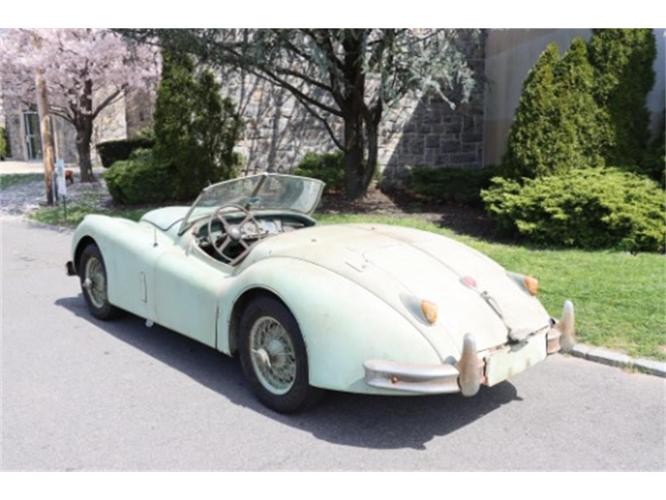 1955 jaguar xk140 in astoria, new york