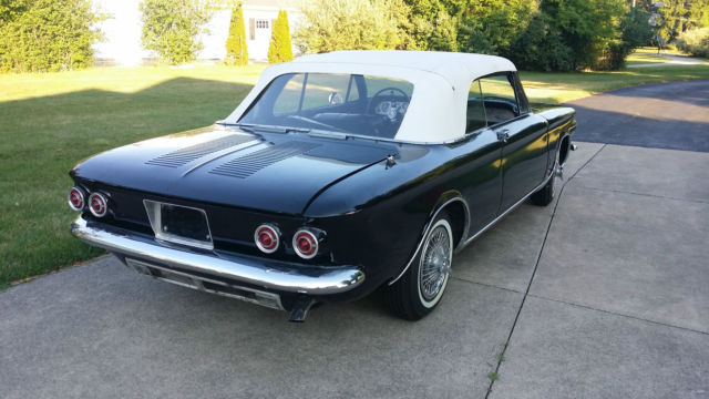1964 corvair convertible turbo 4 speed rare split bumper original