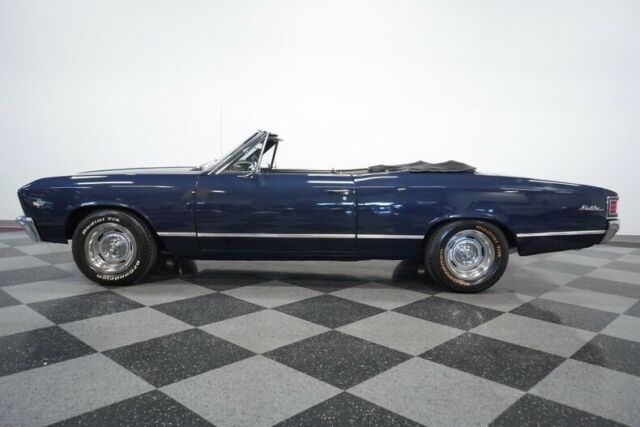 chevy v8 sbc auto classic vintage collector a/c droptop blue receipts black