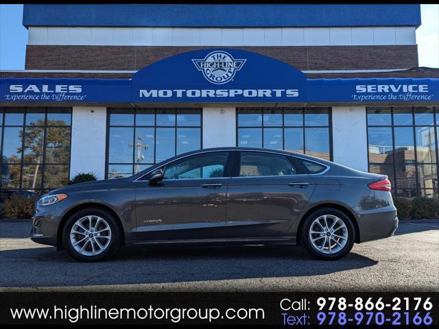 2019 ford fusion hybrid sel