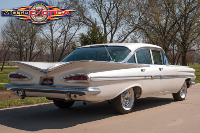 1959 chevrolet impala 4 door sedan,gorgeous big fin impala,factory ac
