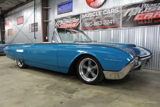 1961 ford thunderbird convertible low miles on restoration