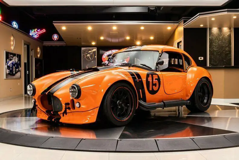 backdraft cobra! ford 5.0 coyote v8, tremec 5-speed manual, carbon dash, 1 owner