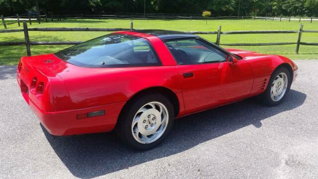 1994 corvette - stunning torch red / lt. gray - 46000 mi. - superb condition