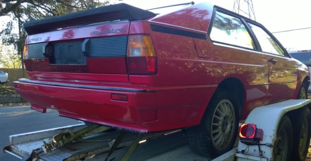 1980 audi ur quattro coupe turbo german spec #500 very rare rr euro 81 b2 1982