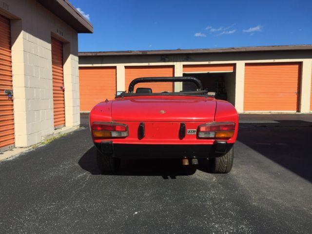 1981 fiat spider 124 convertible