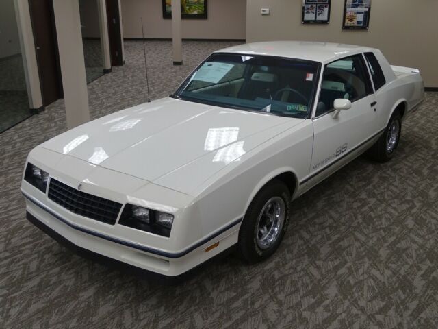 1983 chevrolet monte carlo ss 1,323 miles white coupe v8 automatic