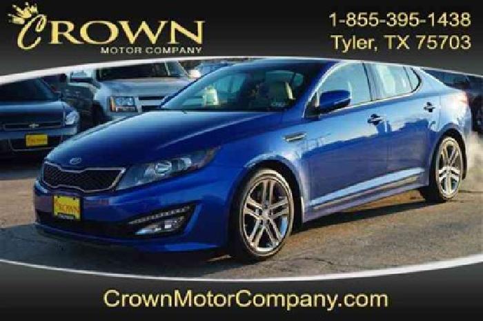2013 kia optima blue, 56k miles in tyler, tx