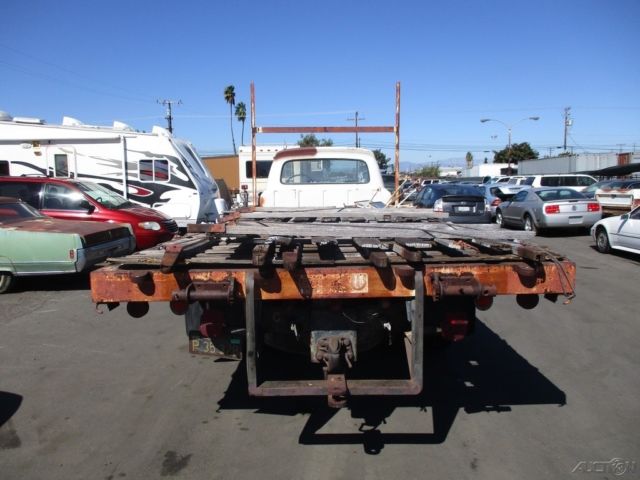 1964 ford f-600 flat bed truck 8-cylinder manual gas no reserve