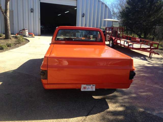 1981 chevrolet c10 deluxe standard cab pickup 2-door silverado custom short wide