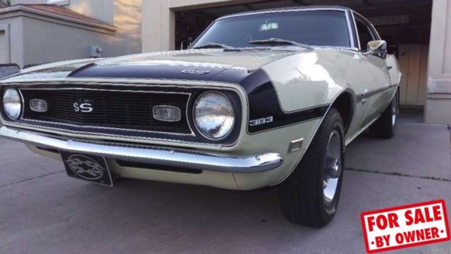 1968 chevrolet camaro ss tribute 383 v8 stroker engine 3 speed auto trans c60880