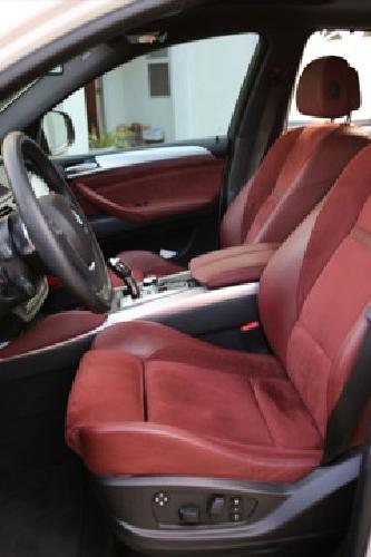 2009 bmw x6 xdrive50i **mint** white w/ rare chateau red alcantara interior in temple city, ca