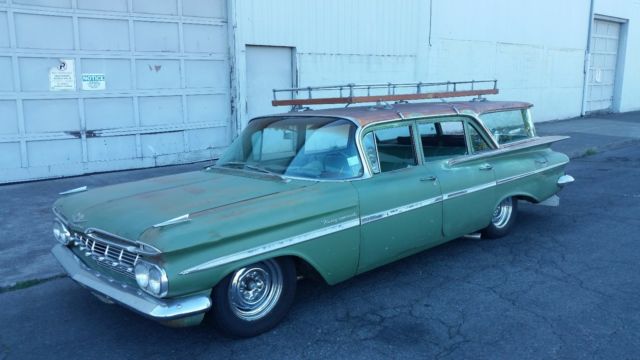 1959 chevrolet station wagon kingswood 9 passenger ls 5.3l original paint chevy