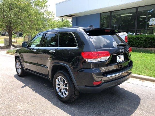 used 2016 jeep grand cherokee 4wd limited raleigh, nc 27608 for sale in raleigh, north carolina