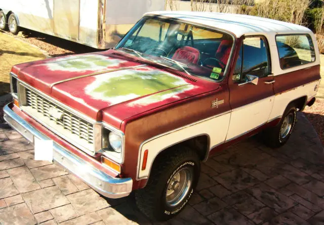 1973 chevrolet blazer k5 cheyenne-original-runs great-no reserve-only 27k miles