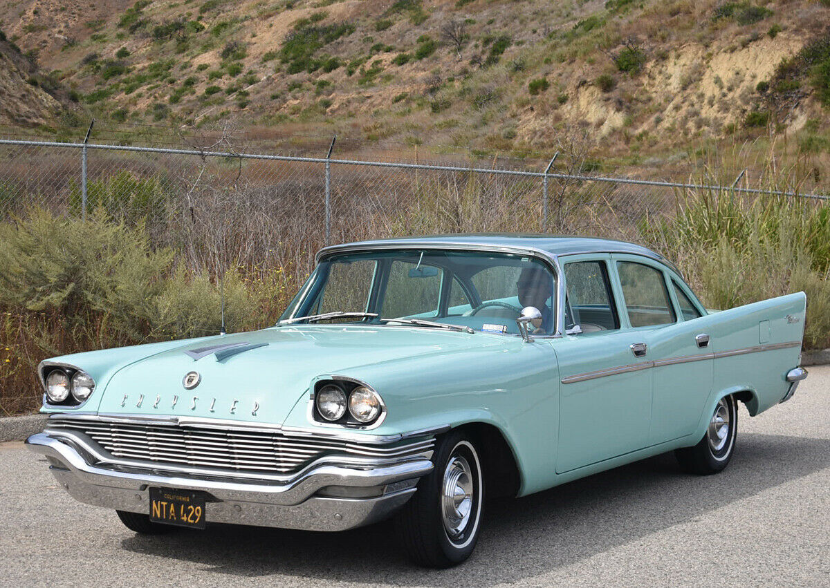 californiaclassix 1957 chrysler windsor * original black plate car *