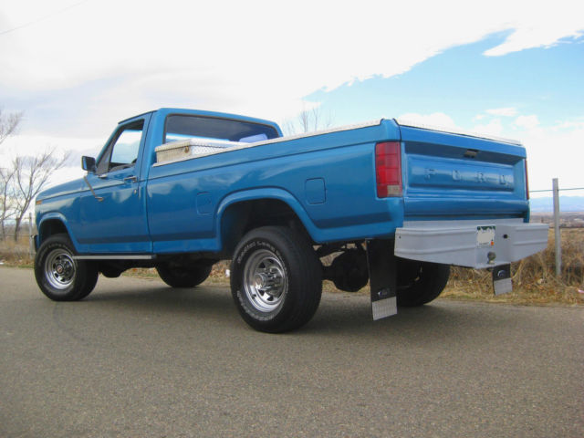 1985 f-250 4x4 long bed xlt lariat 7.5l manual rust free 5th wheel hitch