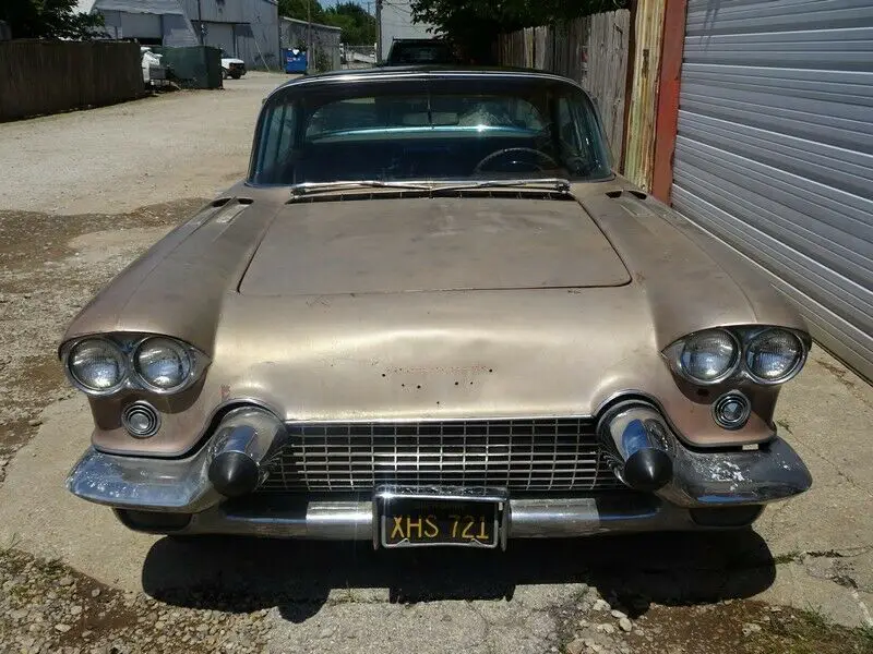 1958 cadillac eldorado brougham - kenya beige. # match. cali black plate.project