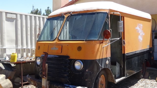 1963 chevy olson grumman all aluminum body panel van