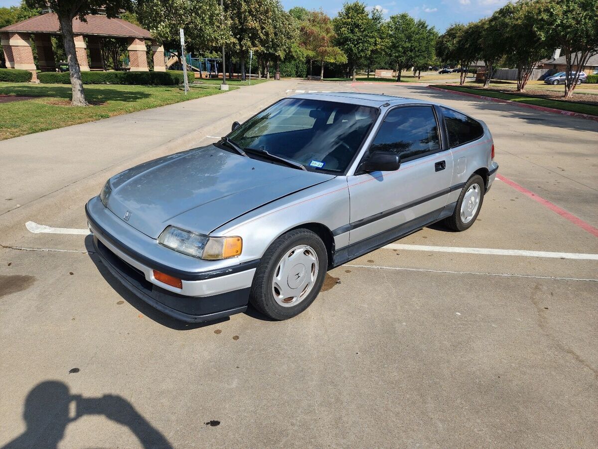 1989 honda civic coupe grey fwd manual 1500 crx si