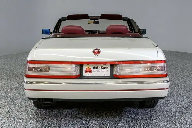 1987 cadillac allante pininfarina 113621 miles pearl white convertible 281 ci 3