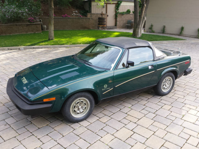 1980 triumph tr8 california model. rare garage find. running, driving classic