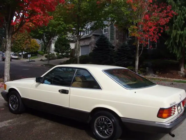1984 mercedes 500 sec coupe nice original rust free survivor, 124k actual miles