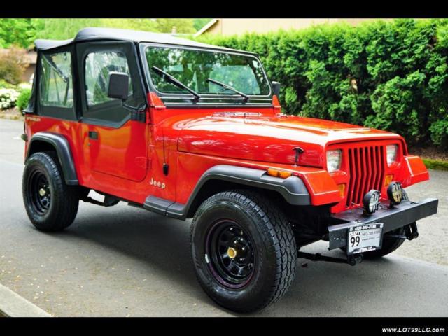 1993 jeep wrangler 4 cylinder ** new clutch** 5 speed 5 speed manual 2-door suv