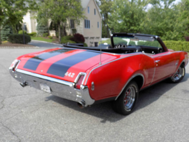 1969 olds 442-convertible- real deal- matching #- auto-a/c-mint !!!