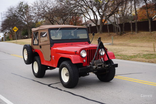 1966 jeep willys cj-5 classic dallas, texas 2-owner with vintage pto winch video