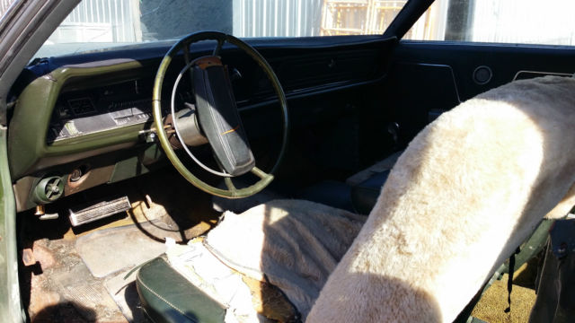 2-1969 chrysler 300 - 1-barn find and 1-parts car
