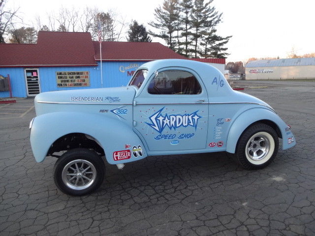 1941 willys coupe gasser 392 hemi hot rod, street rod