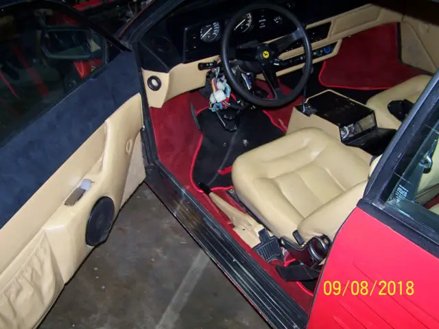1982 red ferrari mondial 8 coupe 63xxx miles