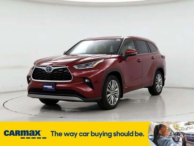 2022 toyota highlander hybrid platinum
