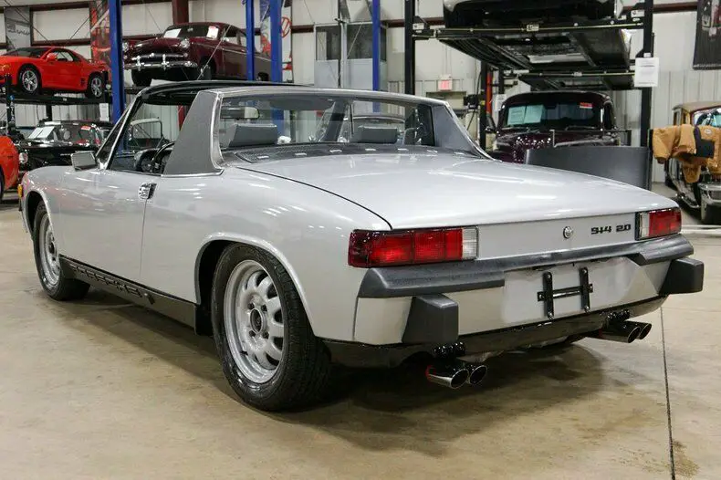 1974 porsche 914 2.0 15324 miles silver metallic targa 2.0l 5-speed manual