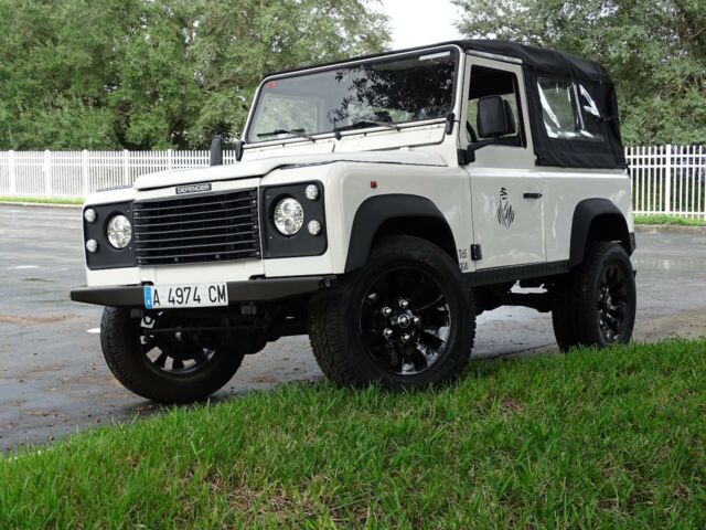 white 1994 land rover defender tdi 2.5 tdi 5 speed manual available now!
