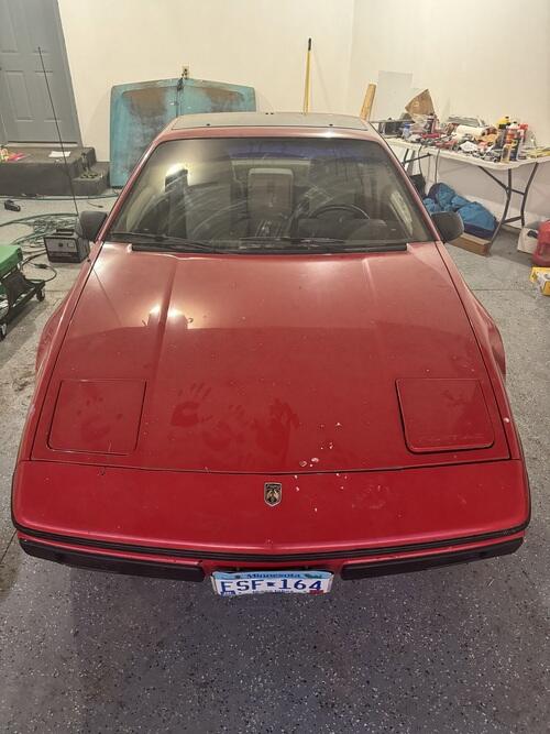 1985 pontiac fiero se 2.5l 4 cyl auto trans. car was on hoist in a shop for years