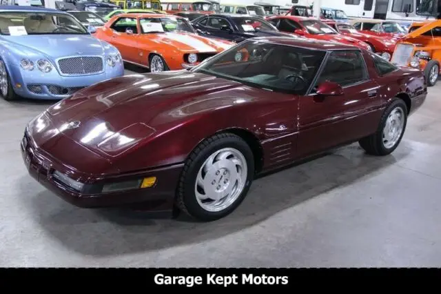 1993 chevrolet corvette 40th anniversary coupe ruby red metallic coupe 5.7l v8 8