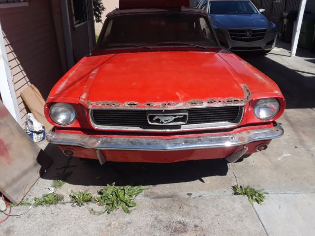 1966 mustang convertable project