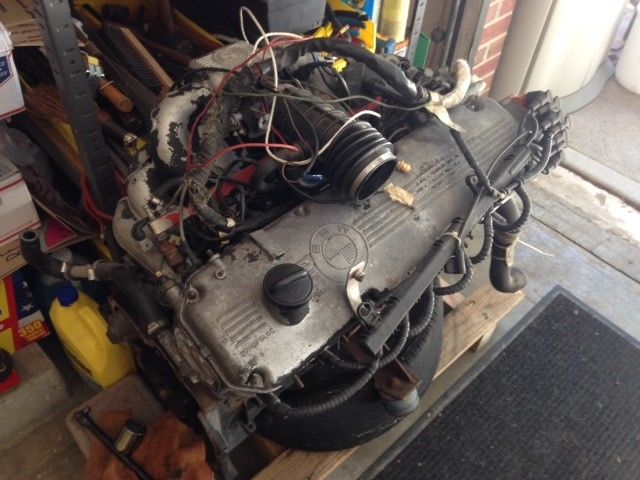 1984 euro e24 (635csi) m30b34 big six engine