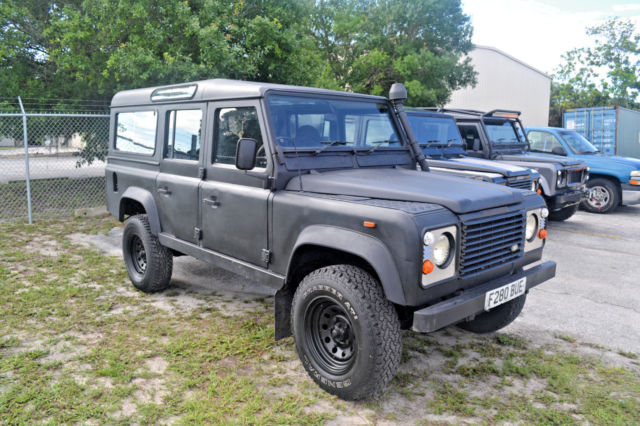 1988 land rover defender 110 2.5 turbo diesel, clean fl title