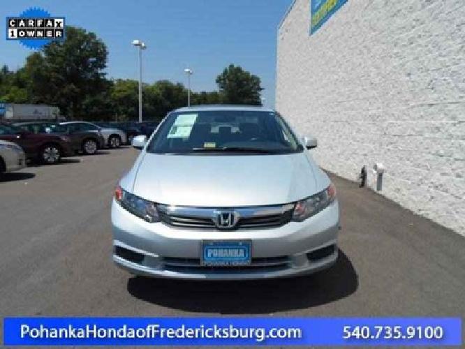 2012 honda civic sdn ex-l in fredericksburg, va