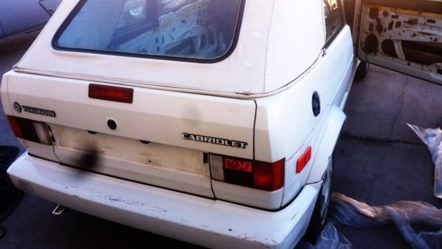 1989 volkswagon cabriolle