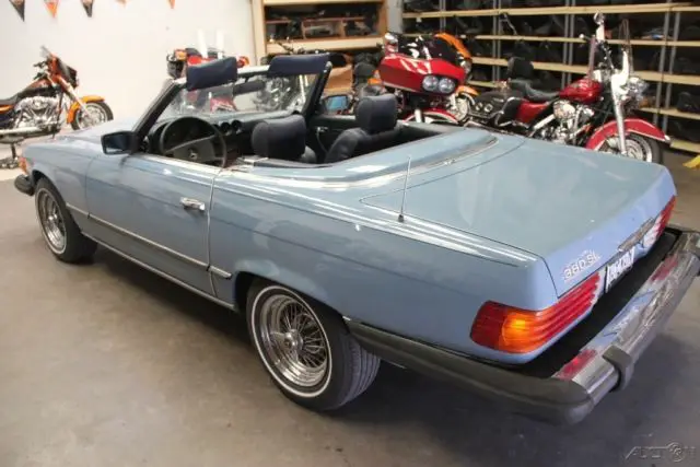 1982 mercedes 380sl 2 dr convertible coupe 3.8l v8 16v automatic, no reserve!!!
