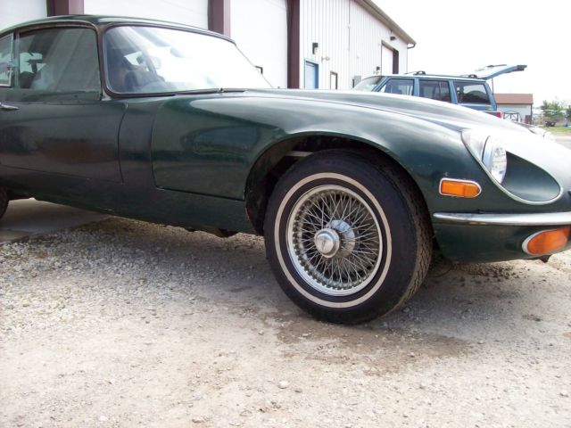 1973 jaguar xke v12 2 plus 2. needs some work