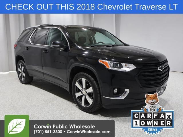 2018 chevrolet traverse lt leather