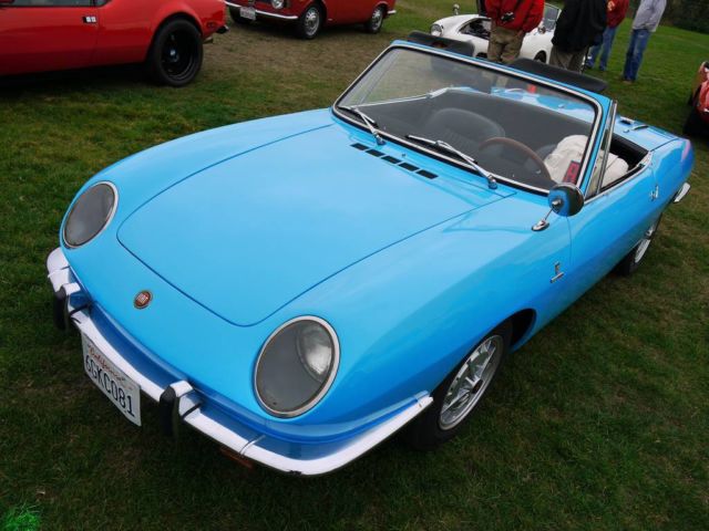 1967 fiat 850 spider covered muirheadlights euro - barn find