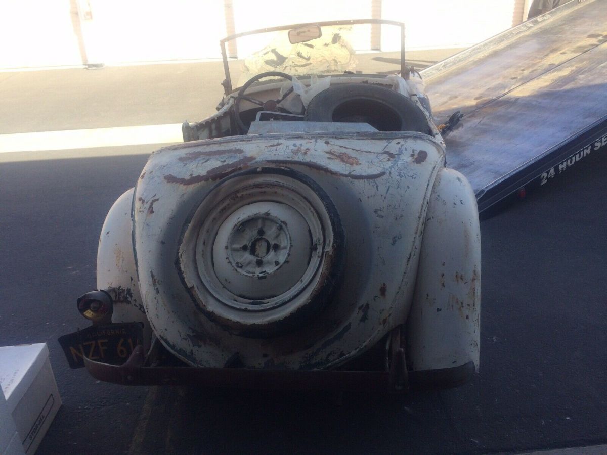 1940 austin bantum roadster convertible white rwd manual none